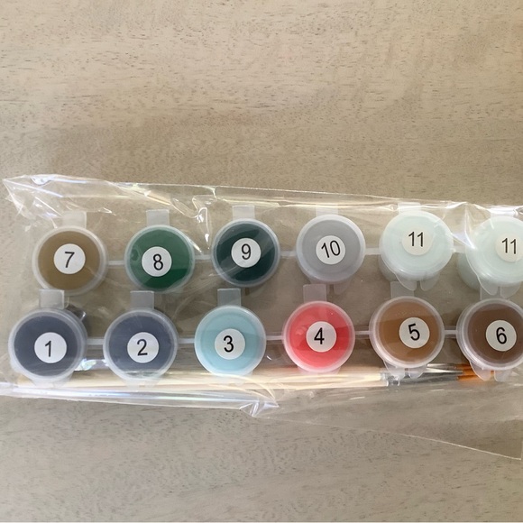 Hearth Hand Magnolia Ski Scene Paint-by-Numbers Art Kit - Picture 8 of 9